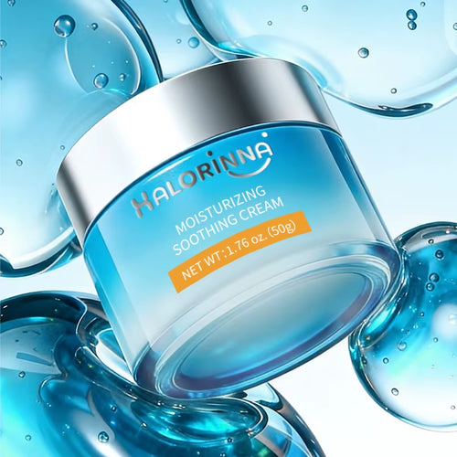 HALORINNA Collagen Soothing Moisturizing Face Cream 50G Deep Hydration Anti-Wrinkle Firming for Dry Sensitive Skin