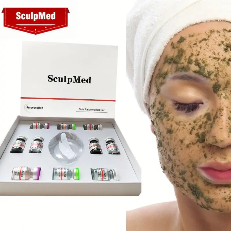 Algae Peel Family Herbal Sponge Combo Kit Hydrolyzed Spongilla Spicules Acne Remover Skin Whitening Suero Para De Algas Marinas